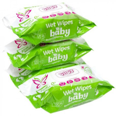 серветки вологі Biolly Baby 120шт. з клапаном  (10)