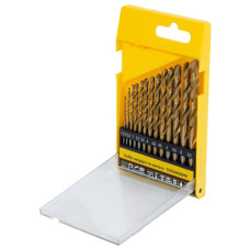 набір свердел титанових по металу Сигма HSS-TIN 13шт. 1,5-6,5мм. в пл. кейсі  1193071