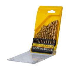 набір свердел титанових по металу Сигма HSS-TIN 13шт. 2,0-8,0мм. в пл. кейсі  1193081