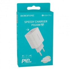 зарядний пристрій Borofone Plus Speedy PD20W на 1 USB  BA38A