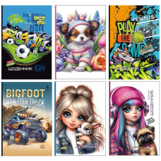 щоденник Мандарин  В5 40арк. тверда обкл. матова ламін. + виб. об`ємний УФ-лак + гліттер  (10)