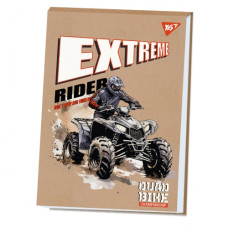 альбом YES клеєний 20арк./100гр. "Extreme rider", крафт, білила  130576  (6/96)