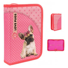 пенал 1 Вересня 533443/НР-02 твердий одинарний без клапана "Dolly Dog"