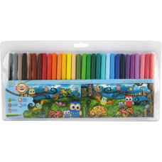 фломастери Koh-i-Noor 1012ET/30 "Совенята" 30кол., поліет. упак.  (12/72)