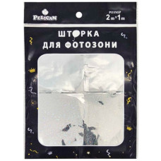шторка для фотозони Pelican 1х2м. "Квадрат голограма" срібло  872232  (10/300)
