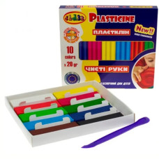 пластилін Class "Чисті руки MAXI" ЕСО 10кол./200гр.  7645С  (40)