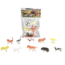 тварини свійські 10шт. в кул. 12х3х18см.  828  (192/384)