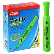 текст-маркер Beifa HY106605-GR зелений,  скош. накінеч.  (12/72/864)