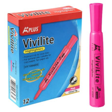 текст-маркер Beifa HY106605-PIN рожевий, скош. накінеч.  (12/72/864)