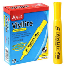 текст-маркер Beifa HY106605-YE жовтий, скош. накінеч.  (12/72/864)