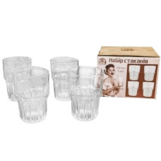 набір склянок Scandi 4шт. 320мл.  021-05-02