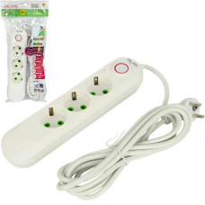 подовжувач з вимикачем 3м. на 3 гнізда  A03-3M/122744  (60)