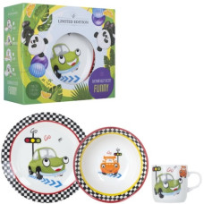 набір дитячого посуду Limited Edition Fanny Car  3 предм. в кор.  YF6028
