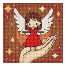 алмазна мозаїка Ідейка 30х30см. "Долоня дива"  АМО8197