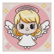 алмазна мозаїка Ідейка 30х30см. "Святе янголятко"  АМО8212