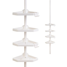 полиця для ванної кутова (висота до 260см.), металева трубка  N01