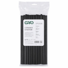 клей силіконовий Сигма Grad   d-11,2мм., довж. 300мм., 1кг. (34шт.) чорний Grad  2712035