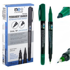 маркер Neo Line РМ-5846 двостор., 2,8мм./0,8мм. зелений  (12/144/1728)