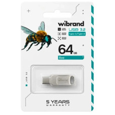 флеш-карта Wibrand Gen1 Bee  64Gb USB 3.2 USB Type-A/USB Type-C  WI3.2TC/BE64TC039S