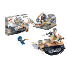 конструктор Banbao "Армія" 2в1 Центральна база 402 ел. в кор.  6252