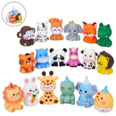 іграшки для купання тварини 6шт., від 6см., пискавка, в сітці 10х14х9см.  508-368-67-381  (180)