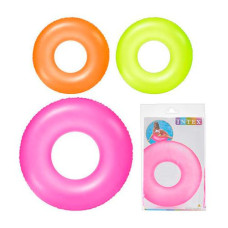 круг однотонний неоновий 91см., від 8 років, в кул.  59262  (24)