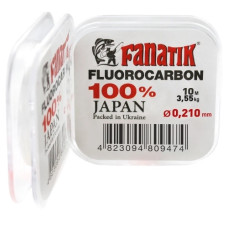 флюорокарбон Fanatik 10м. 0,21мм. 3,55кг.  FRC_10_210