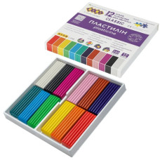 пластилін Zibi Kids Line CLASSIC 12кол./240гр.  ZB.6233  (20)