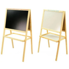 мольберт Мася магнітний з полицею, дошка 40х55см., підставка 55х110см., сосна  040  (1)