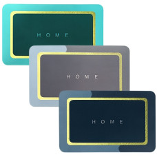 килимок для підлоги діатомітовий прямокутний 38х58см.  78-23  (60)