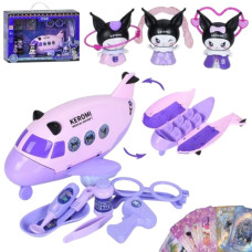 фігурки KR 3шт. 7см., літак 22см., окуляри 11,5см, картки, в кор. 39х26х12см.  KEROMI-2025-02  (24)