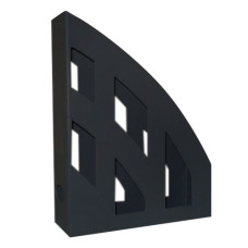 лоток для паперу вертик. ЛВ-01 пластмас. на 1 відділ. (КІП) чорний  (14)