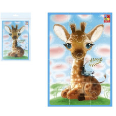 пазли м`які А5 "Жираф" Vladi Toys  VT1103-94