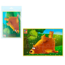пазли м`які А5 "Ведмежата" Vladi Toys  VT1103-98
