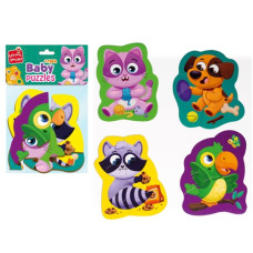 максі-пазли картонні "Хатні улюбленці" з грою Vladi Toys  VT1722-21