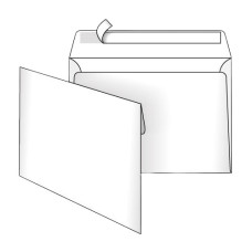 конверт С5 (0+0) чистий 230х160мм  (500)