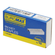 скоби Buromax  №10/1000шт. уп.  BM.4401  (10/1000)