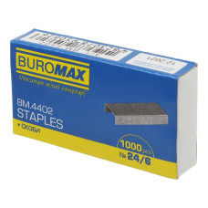 скоби Buromax  №24/1000шт./уп.  BM.4402  (10/500)