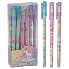 ручка MP-2350 "пиши-витирай" гелева синя 0,38мм.  (12/144/2304)