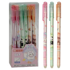 ручка MP-2375 "пиши-витирай" гелева синя 0,38мм.  (12/144/2304)