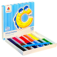 пластилін Гамма (НВ) "Малята" восковий 12кол./144гр.  100305  (12)