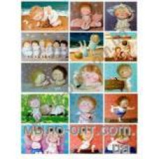 открытка Мандарин средний формат