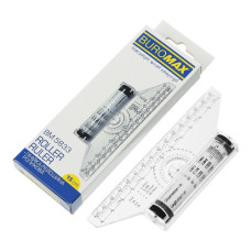 рейсшина роликова Buromax 15см.  ВМ.5833  (20)