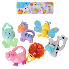 брязкальця 6шт., від 9см. в кул. 23х27х4см.  2826  (120)