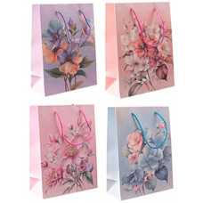 пакет подар. паперовий 31х40х12см. "Квіти"  6080-L  (12/360)