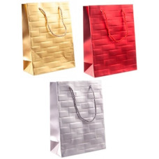 пакет подар. паперовий 31х40х12см. "Однотонний блиск"  L  (12/360)