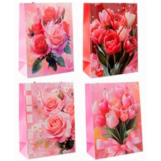 пакет подар. паперовий 31х40х12см. "Троянди"  4360-L  (12/360)