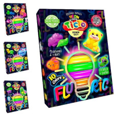 набір д/творч. Danko toys "Тісто для ліплення Fluoric" 10кол.  TMD-FL10-01-...04  (16)