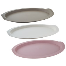 таця Алеана пластмасова овальна 47х35х4см.