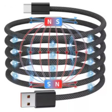 кабель NN SN2 Magnetic USB to Type-C 1м. 100W  NNSN2